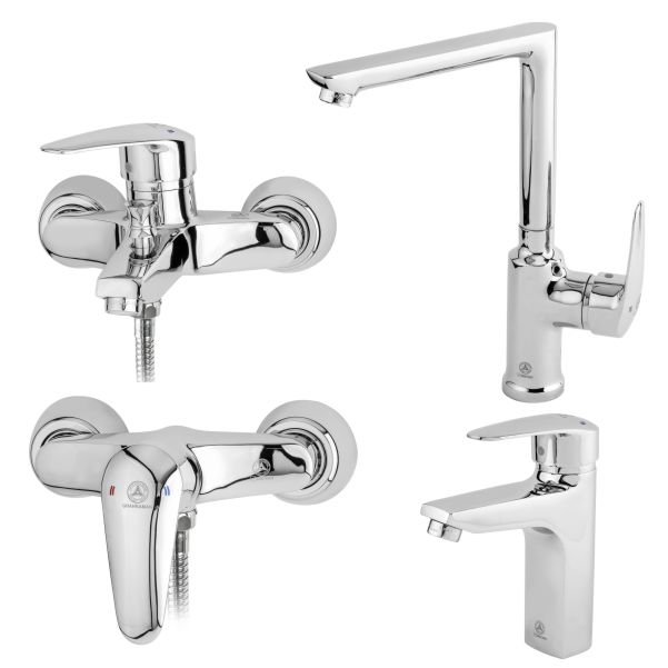 ست شیرآلات بهداشتی  قهرمان مدل آرمال